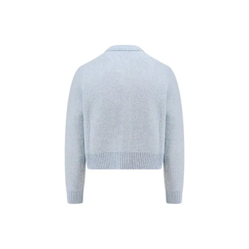 Bottega Veneta Long Sleeved Crewneck Cardigan-1