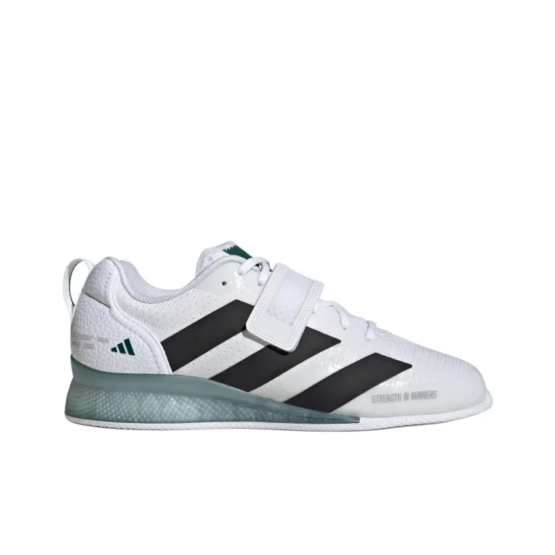 Adidas Adipower 3 Cloud White Core Black Collegiate Green-1