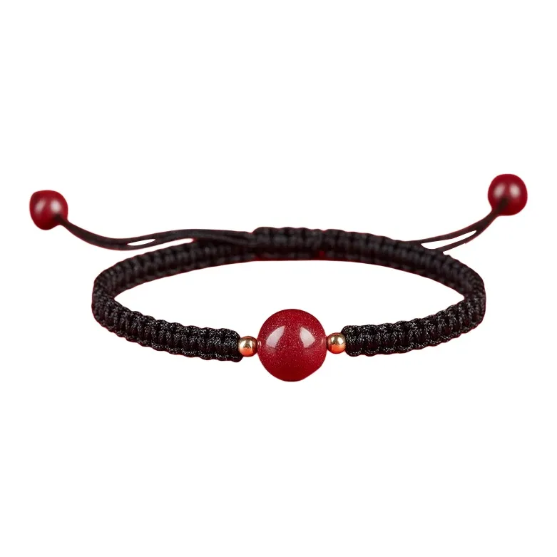 DONGFANGJIE Cinnabar Bracelets Unisex-4