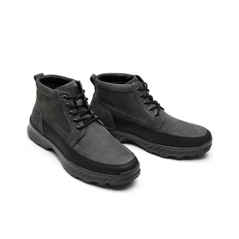 SAINT ANGELO Ankle Boots 4.5cm Men's Black Gray Color-2