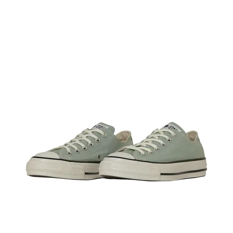 Converse All Star Anti Slip Wear Resistant Low Top Canvas Shoes Unisex Light Green-2