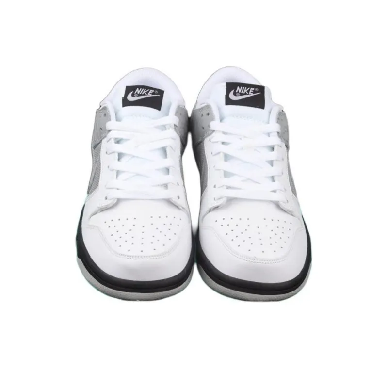 Nike Dunk Low White/Neutral Grey Black Women's-2