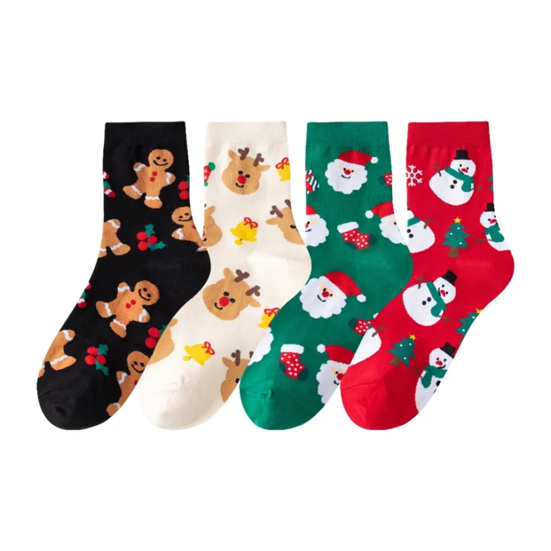 Montagut Mid Calf Socks Women's 4 Pack-3