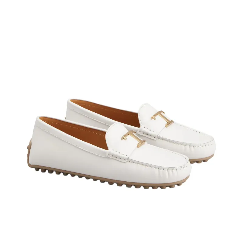 TOD'S City Beanie Shoes Women's White-2