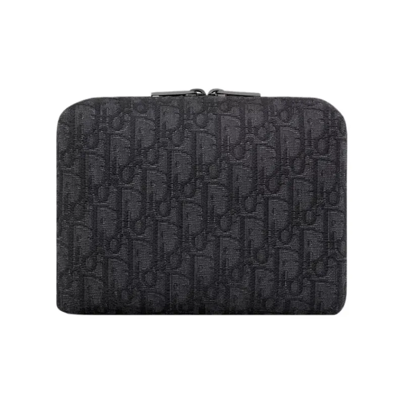 DIOR Cotton Clutch Unisex Black-2