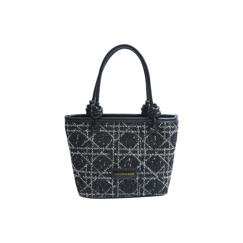 DALO Woolen Handbag Women's Black-0