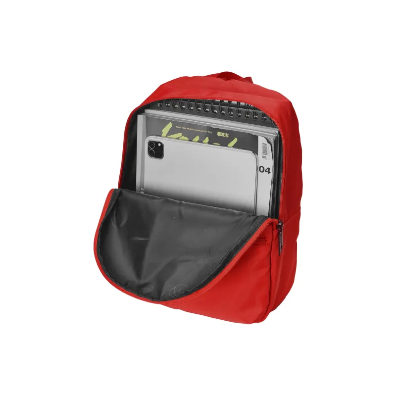 TURN UP Polyester Backpack Regular Unisex Red-3