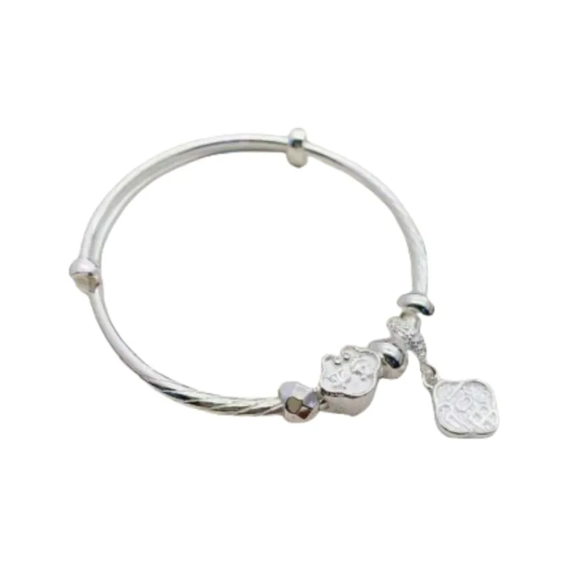 NSAOT 999 Fine Silver Bangles Kids'-0