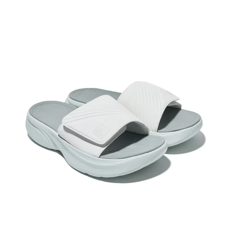 FILA Float Slip Resistant Abrasion Resistant Slide Slippers Unisex White Blue-2