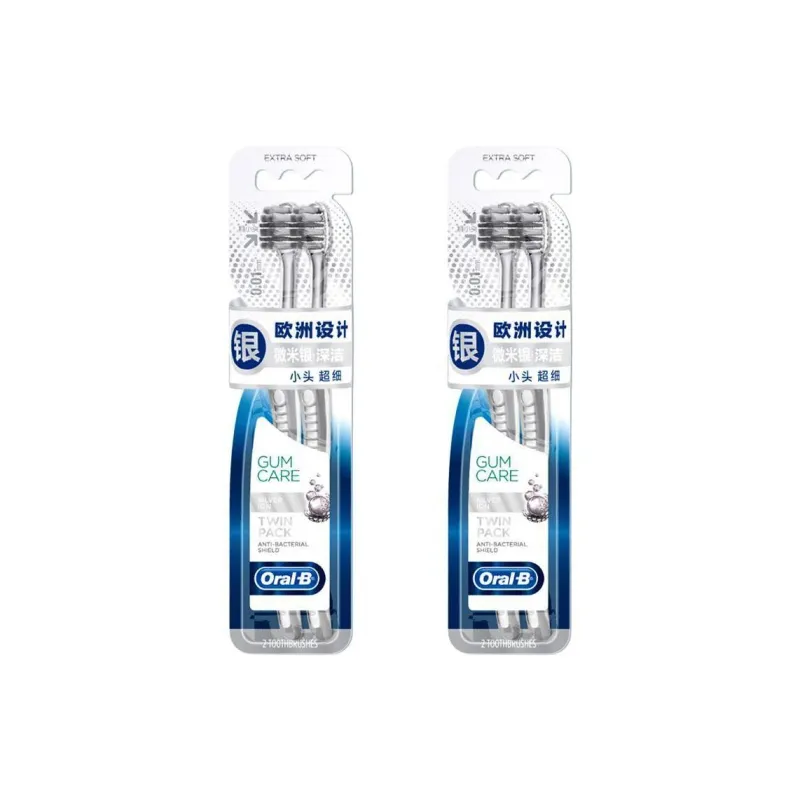 Oral B Deep Clean Micro Silver Toothbrushes Interdental Cleaning 2 Pieces/4 Pieces-2