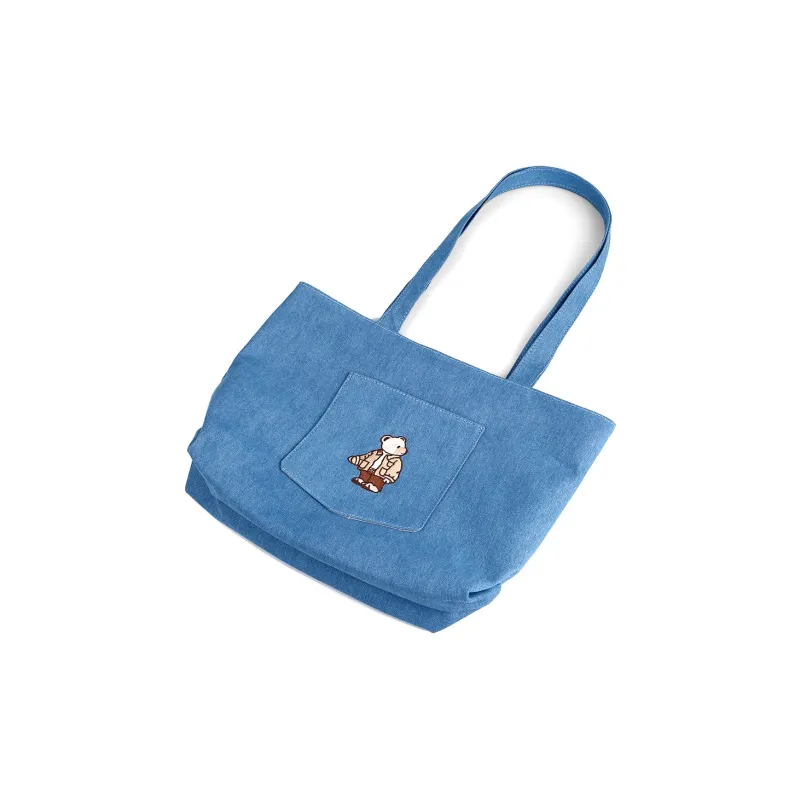 Ceion Keust Denim Shoulder Bag Women's Multicolor-4