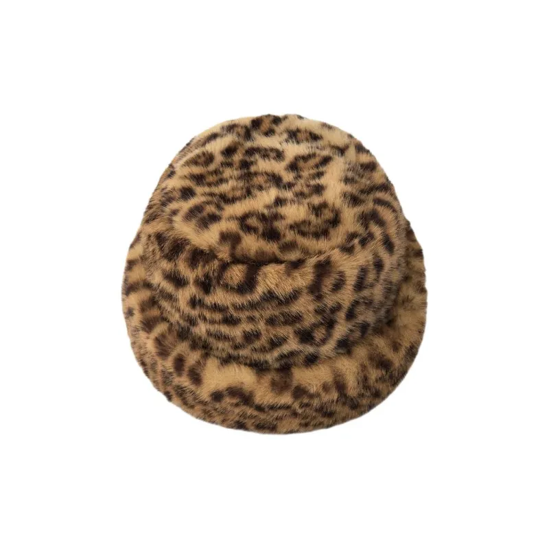 ZARA Polyester Hats & Caps Women's Leopard Print-1