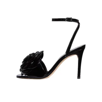 MICHAEL KORS Elodie Strap Sandals 8.9cm Women's Black