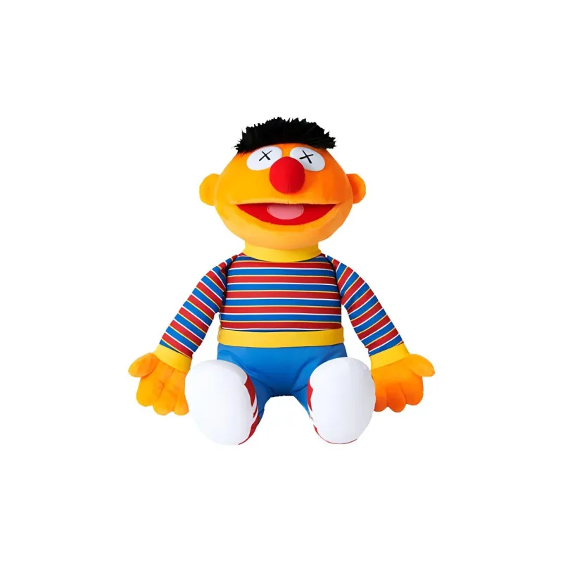 Kaws Sesame Street UNIQLO Ernie Plush Toy Orange-0