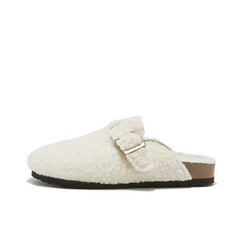 Georgina Goodman Abrasion Resistant Closed Toe Slippers Mules Women's Ecru