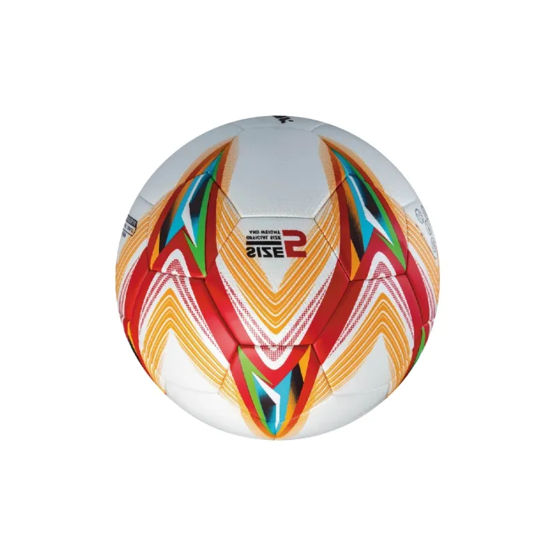 Star Size 5 Soccer PU Seamless Thermal bonding Unisex Red Yellow-2