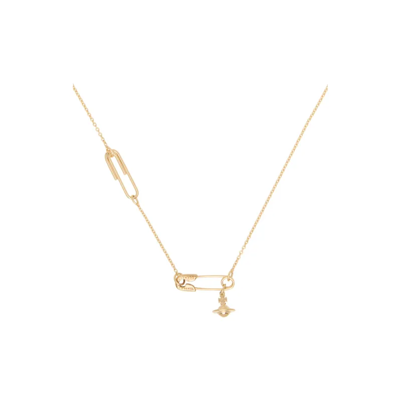 Vivienne Westwood Recycled 925 Silver Necklaces Women's Gold-0