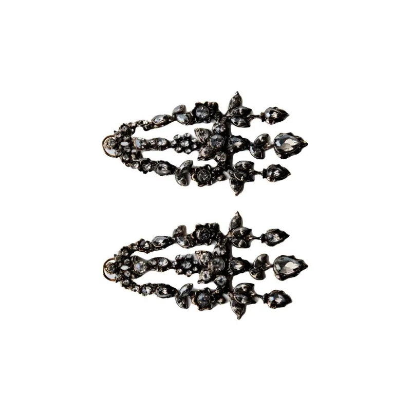 ZARA Zinc Earrings Women's Antique Gold-1