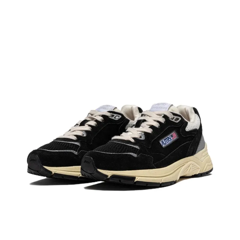 AUTRY Hyperway Abrasion Resistant Low Top Casual Shoes Women's Black Silver-2