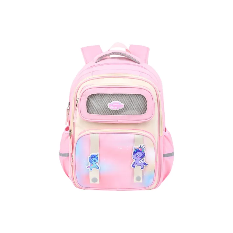 YOME Polyester Student Bag Regular Women's Pink/Purple-0