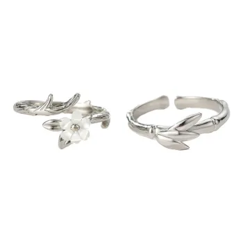 KEMLAIDA S925 Silver Rings Unisex
