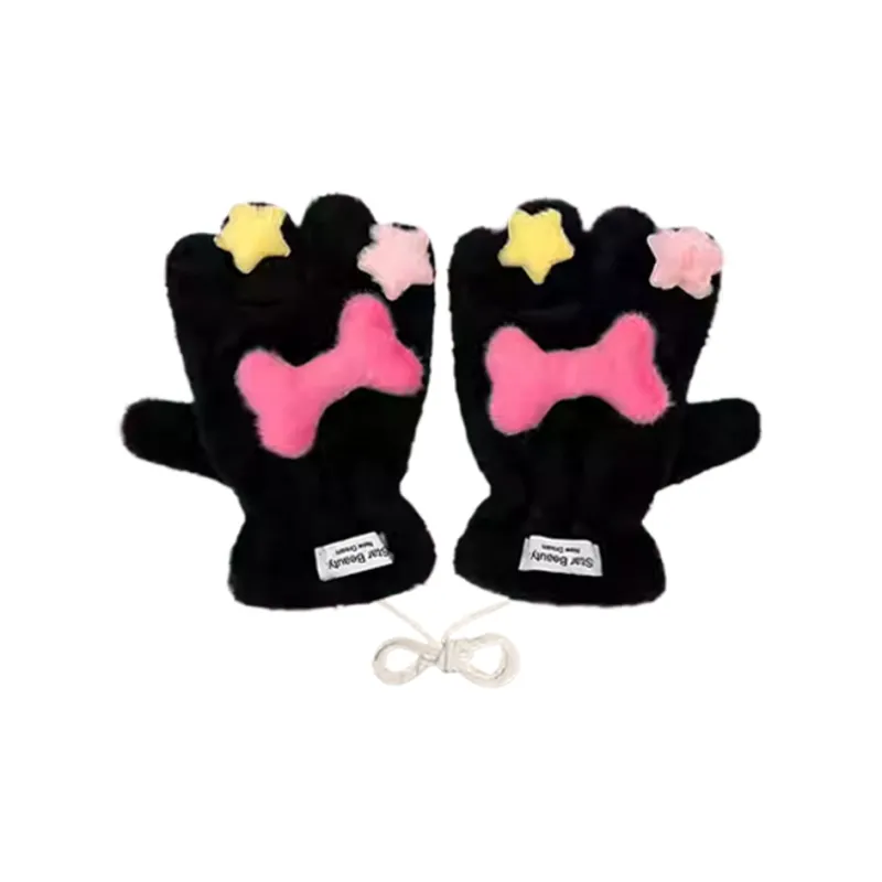 CARTELO Cotton Knit Gloves Unisex-2
