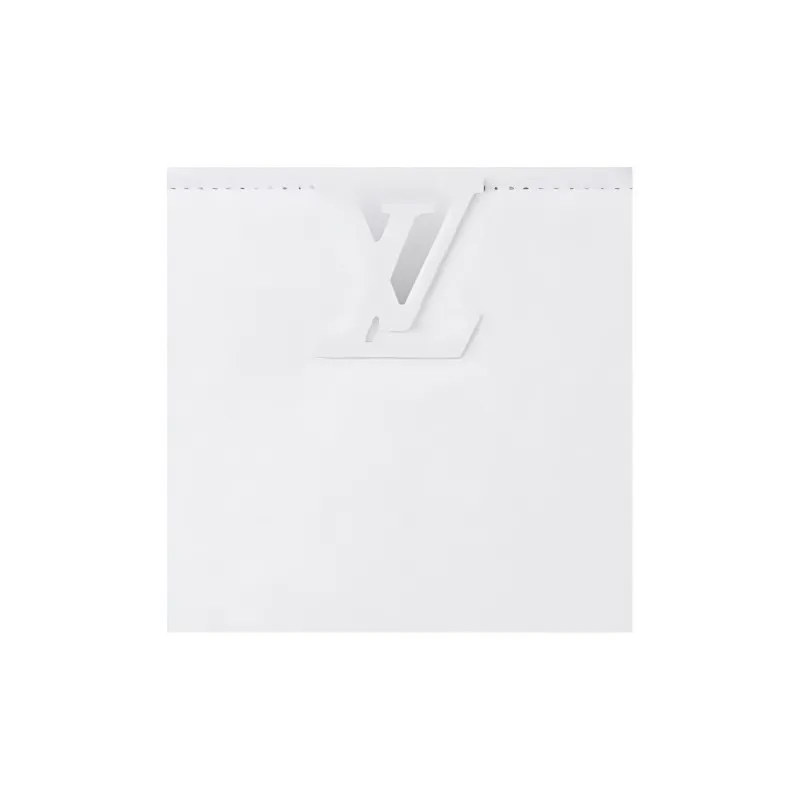 LOUIS VUITTON Leather Capusin Shoulder Crossbody Handbag Small Size Women's White-1