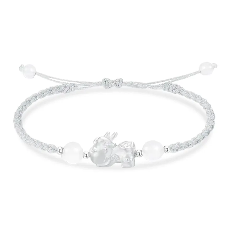 LUCA Sterling Silver Bracelets Unisex-7