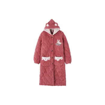 MADALLO Bath Robes Women's Watermelon Red