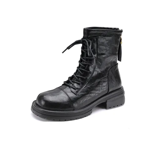 FOXER Ankle Today Medium Heel Women's Black