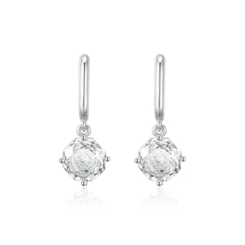 Abyb Charming Zircon Fine Rhinestones Earrings Women's