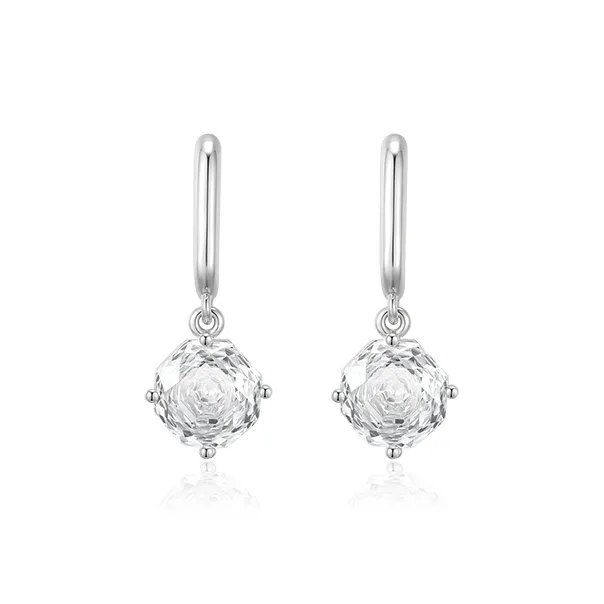 Abyb Charming Zircon Fine Rhinestones Earrings Women's-0