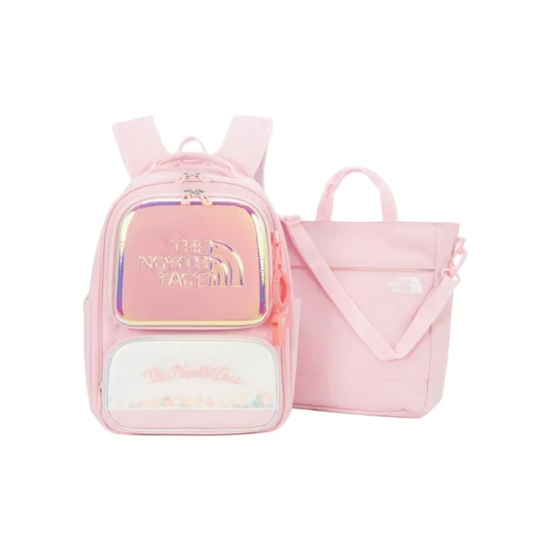 THE NORTH FACE Polyester Backpack And Handbag Combo Set Kids' Pink-0