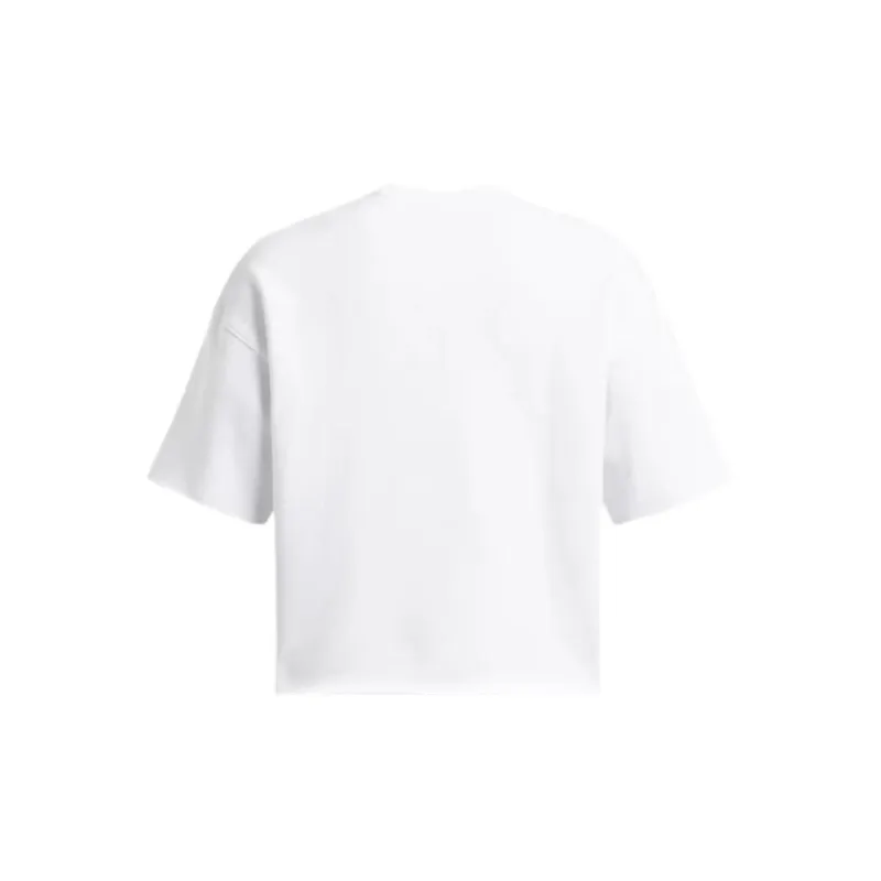 Under Armour Icon FW24 Fleece T Shirt Men's White-1