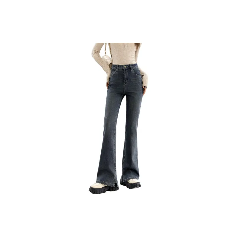 FAWENXIANGZI Jeans Women's Blue-2