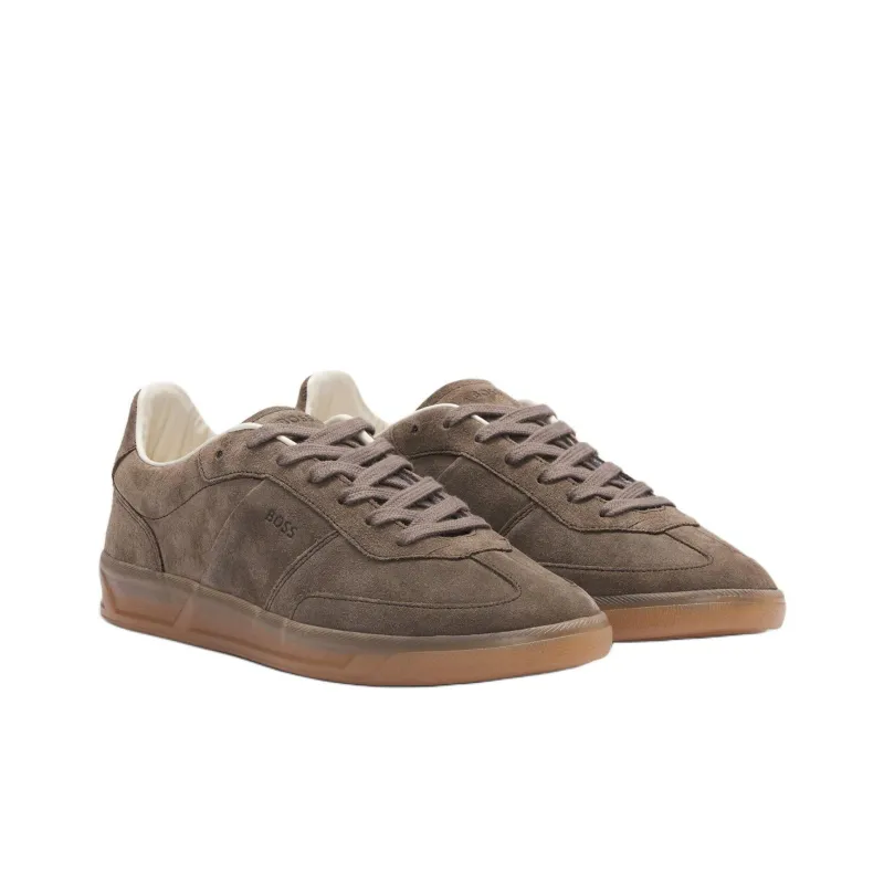 HUGO BOSS Low-Top Skateboard Shoes Women's Brown-2