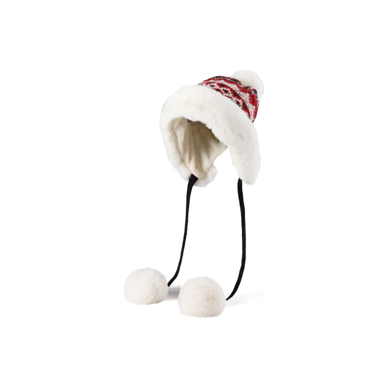 Shizhu Thickened Hoods & Plush Hats Women's-1