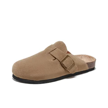 Georgina Goodman Slip Resistant Wrap toe Slippers Women's Khaki