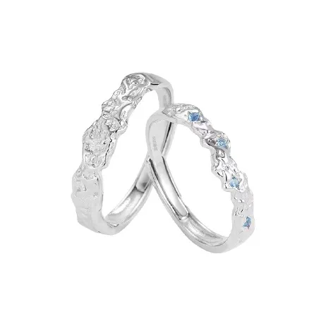 TIANJUE S999 Fine Silver Rings Unisex-1