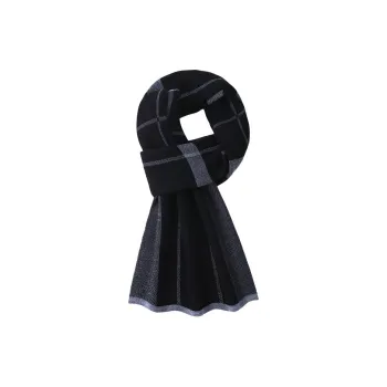Red Bean 4.2% Wool Knit Scarves Men's