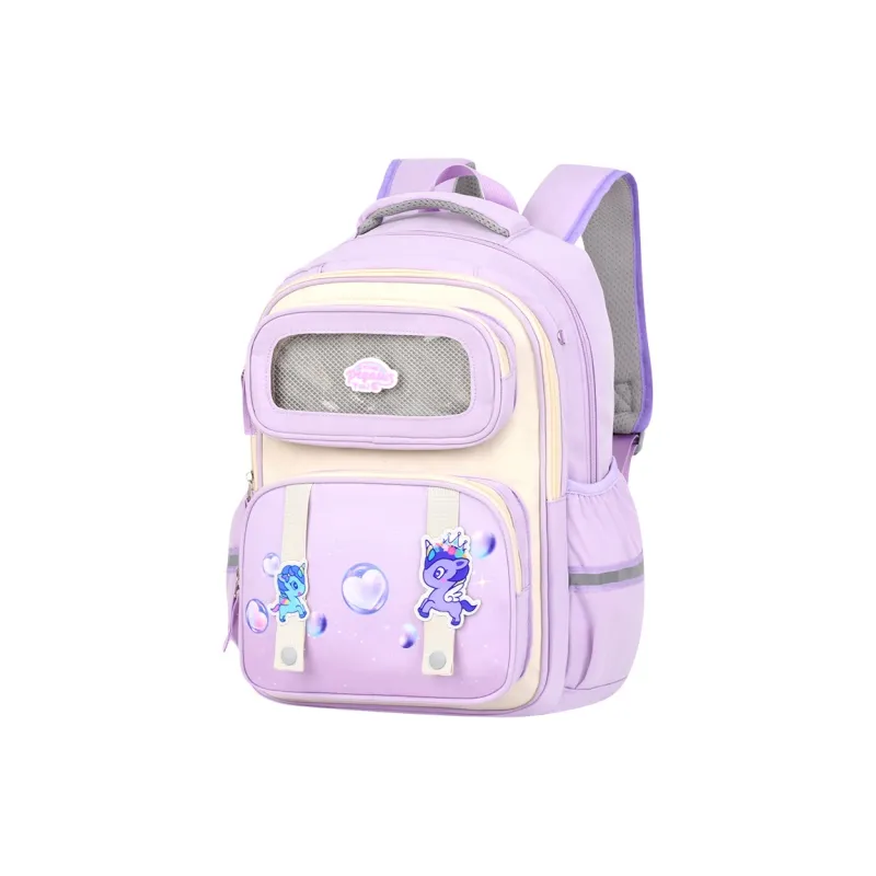 YOME Polyester Student Bag Regular Women's Pink/Purple-6