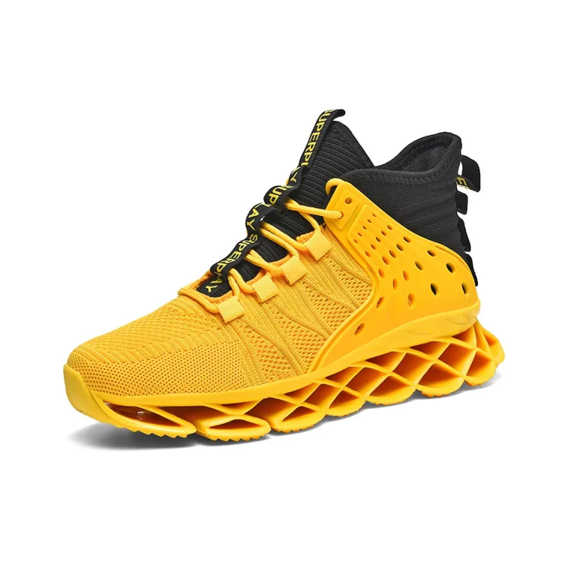 Jerden Smith Shock Absorbers With Slip Resistant And Abrasion Resistant Properties High Top Casual Shoes Men's-7