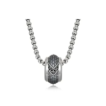 IDEAGEMER S925 Silver Necklaces Men's
