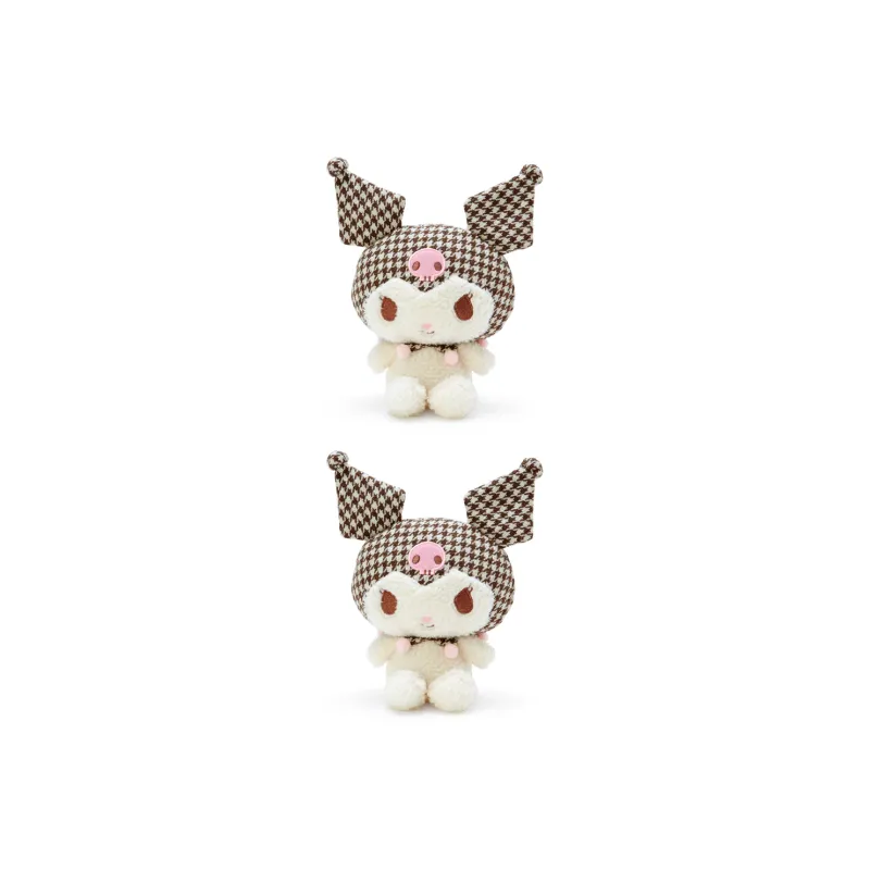 Sanrio Kuromi Sweet's Plaid Collection, Kuromi, Plush Dolls Plush Doll 21cm Height-3