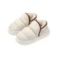 Fleece-Lined Thermal Outerwear-Ready-White Coffee