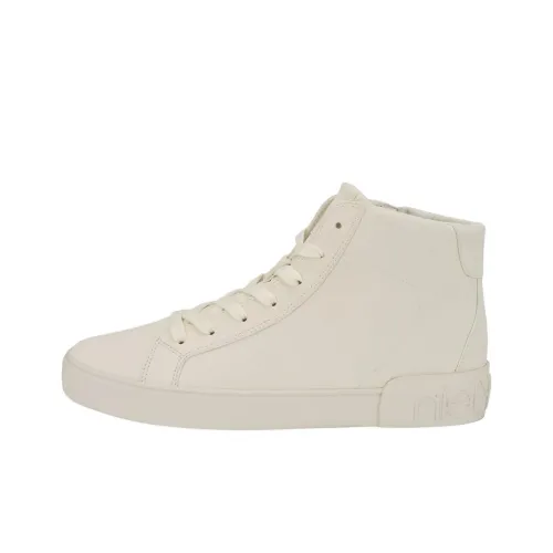 CALVIN KLEIN Rexon High-Top Skateboard Shoes Men's White
