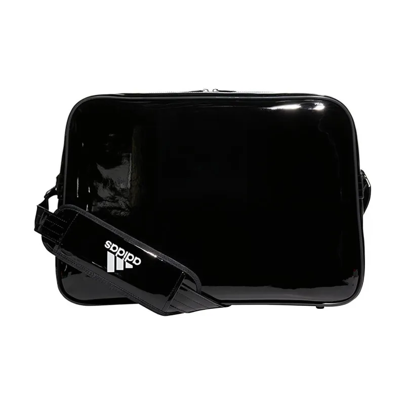 Adidas PU Shoulder Bag, Crossbody Bag Regular Unisex Black-2