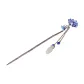 Magnolia Enamel Tassel Hairpin