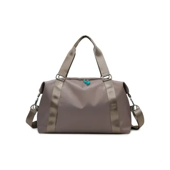 LETOO Oxford Travel Bag Unisex Khaki/Versatile Black/Cherry Blossom Pink