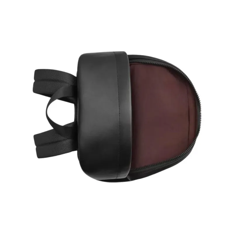 COACH Edge Coated Canvas Backpack Tubas Men's Walnut Wood & Black-2